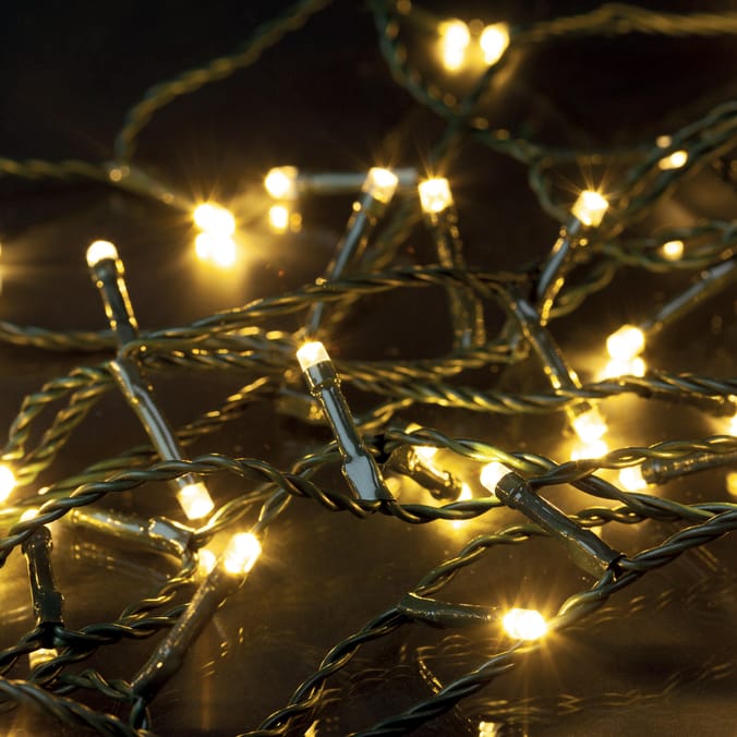 Prestige Lighting 600 LED Multifunction String Lights Home Bargains