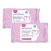 Spa Sensitive Fragrance Free Facial Wipes 25s x2