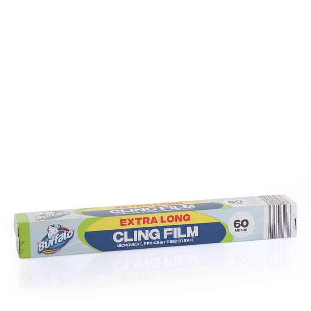 Buffalo Extra Long Cling Film 60m Home Bargains