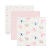 Pure Baby Muslin Cloth 3 Pack - Pink