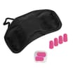 TravelShop Eye Mask & Ear Plugs - Pink