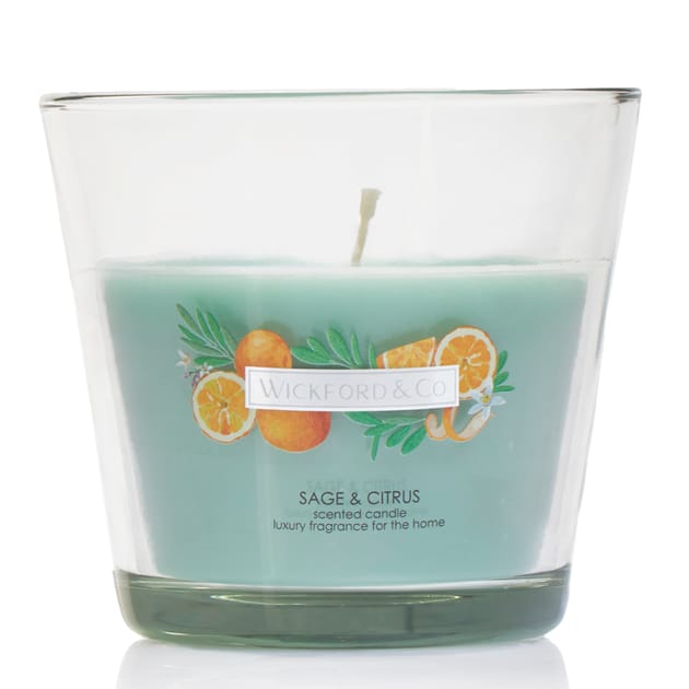 Wickford Co Scented Candle 5oz Sage Citrus Home Bargains wickford-co-scented-candle-5oz-sage-citrus-home-bargains