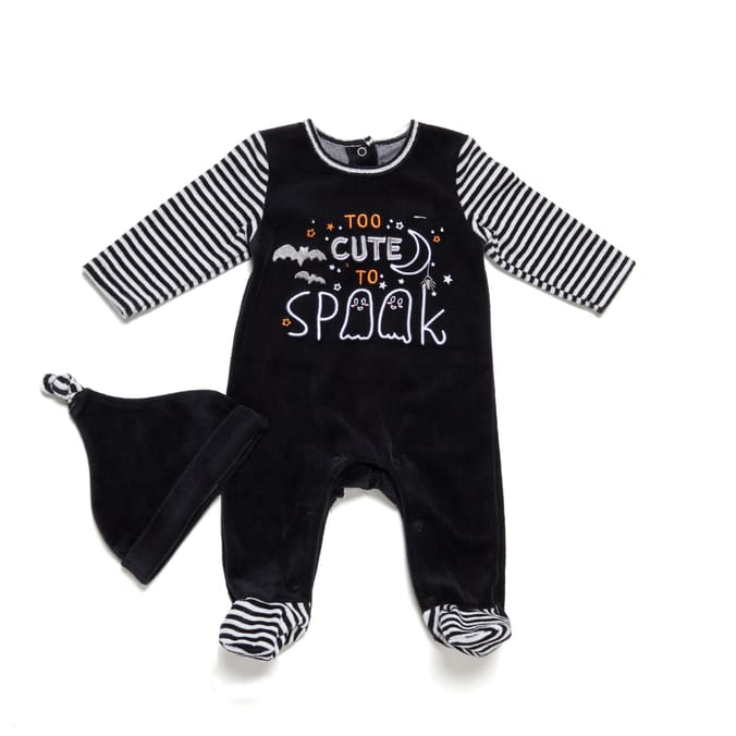 Hallow Scream Spooky Baby Sleepsuit
