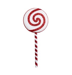 Feeling Festive Giant Lollipop Stick - Glitter Red