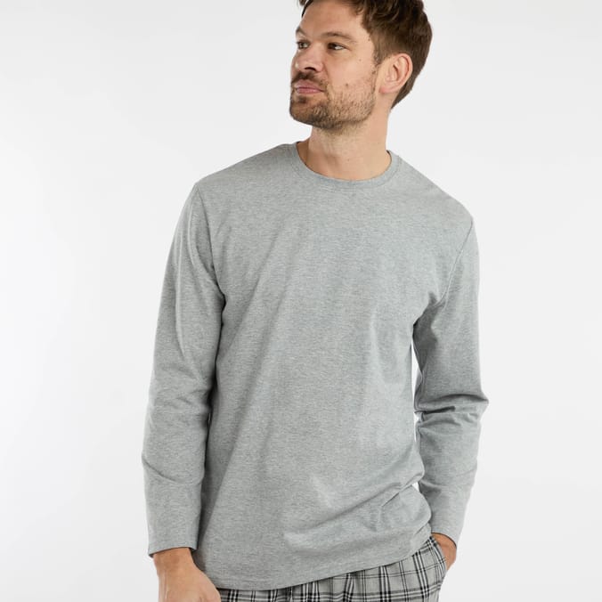 Originals Mens Grey Flannel Pyjamas