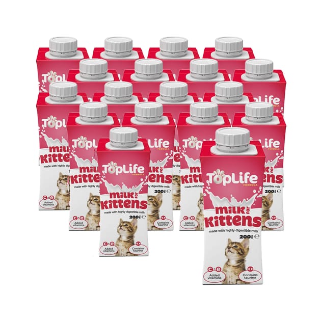 Toplife Formula Milk for Kittens 200ml x18 Home Bargains