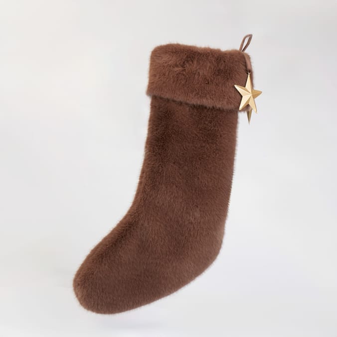 Winter Luxe Faux Fur Stocking