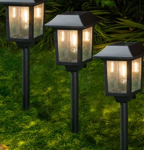 Flame effect solar lights home bargains deals