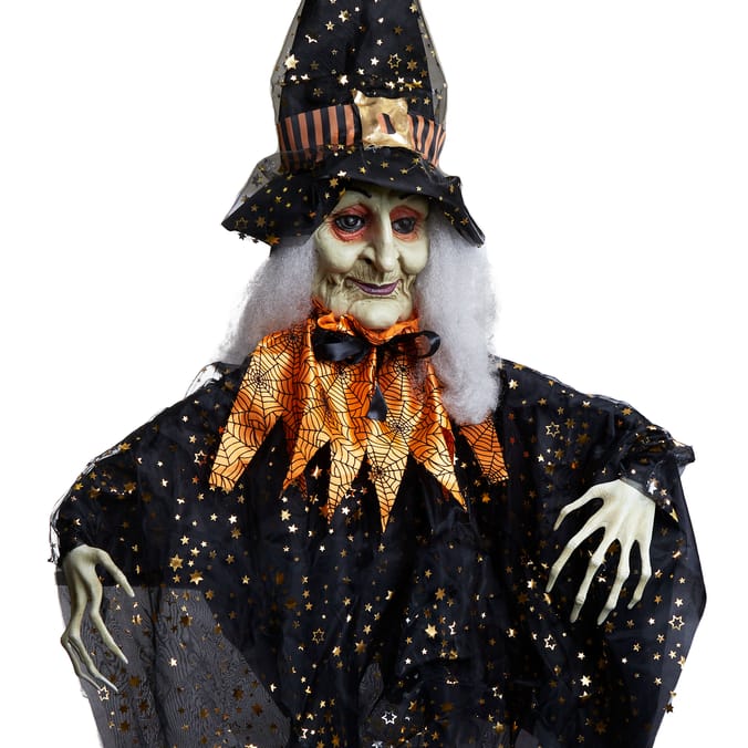 Haunted House Large Hanging Halloween Decoration - Witch