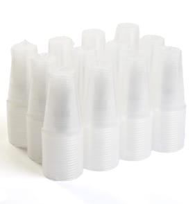 Clear Plastic Tumblers x12