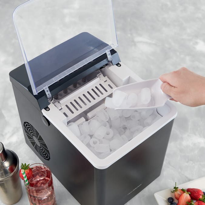 Open Kitchen Ice Maker With Ice Basket & Scoop 1.75L