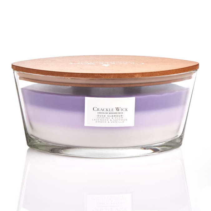 Crackle Wick Crackling Wooden Wick Candle 606g - Dusk Glamour