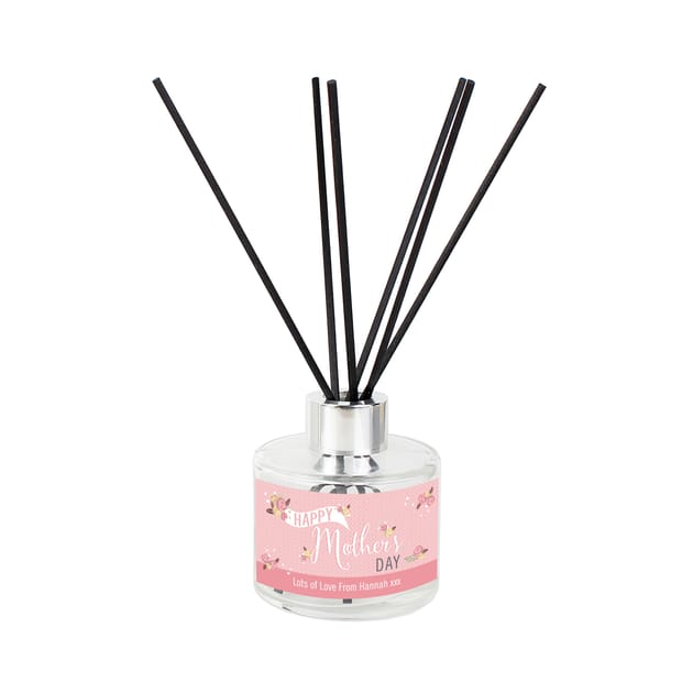 Personalised Mother's Day Reed Diffuser Home Bargains