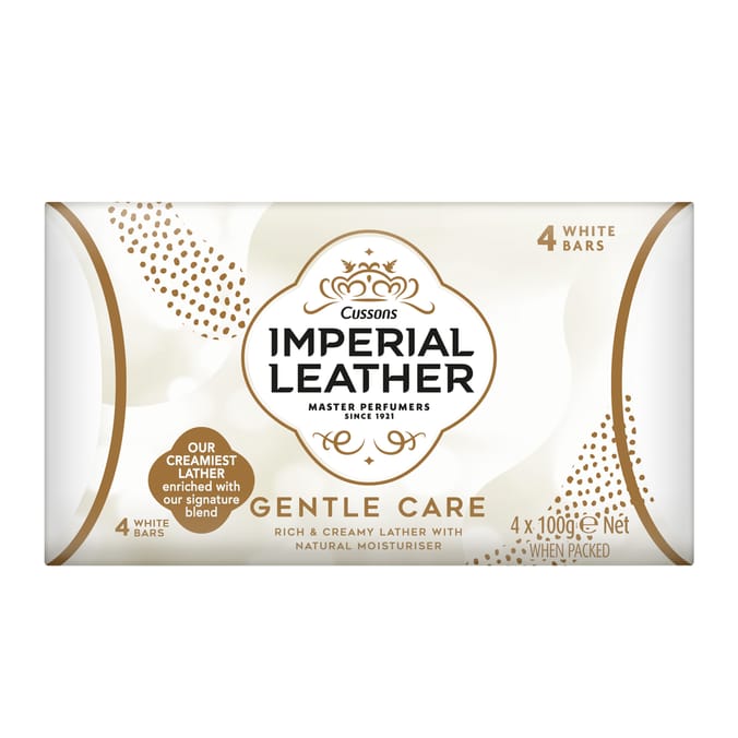 Imperial Leather Gentle Bar Soap 4 x 100g