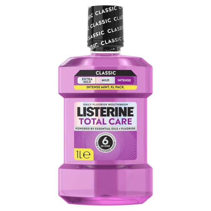 Listerine Total Care Intense Taste Classic Mouthwash 1l