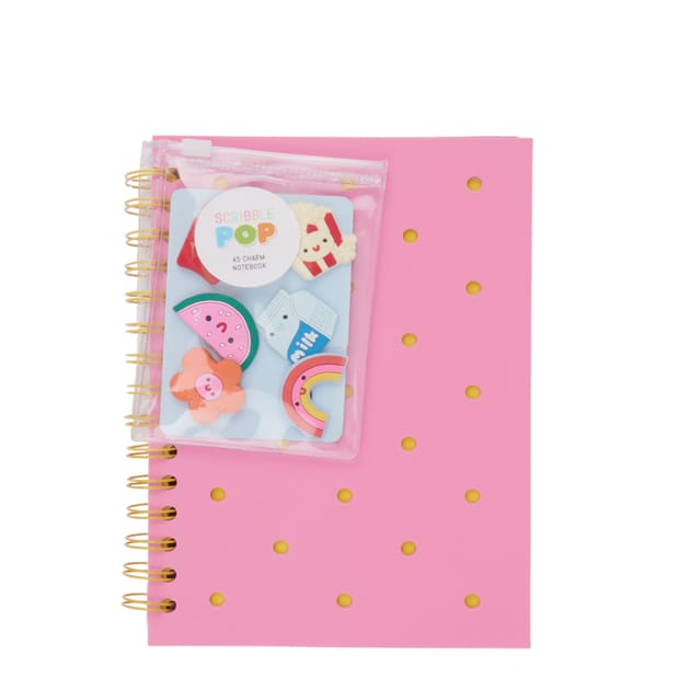 Scribble Pop Silicone Notebook With Badges | Home Bargains