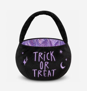Hallow Scream Halloween Plush Bucket - Trick or Treat Purple