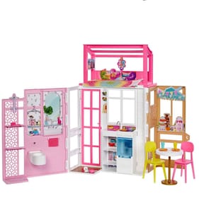 Barbie Dollhouse With 2 Levels HCD47