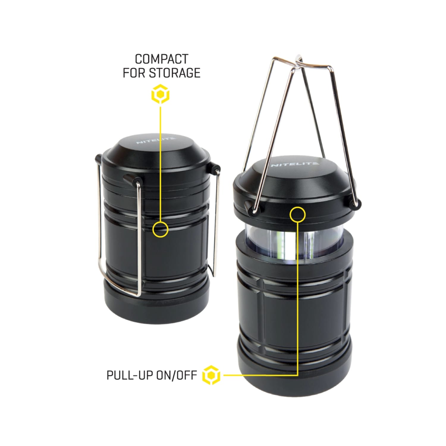 Nitelite Ultra Bright COB LED Collapsible Lantern Home Bargains