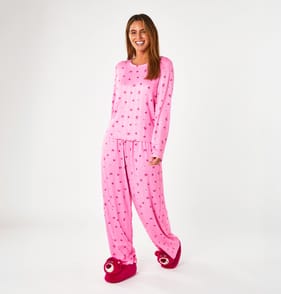 Toy Story Ladies Lotso Pointelle Pyjamas