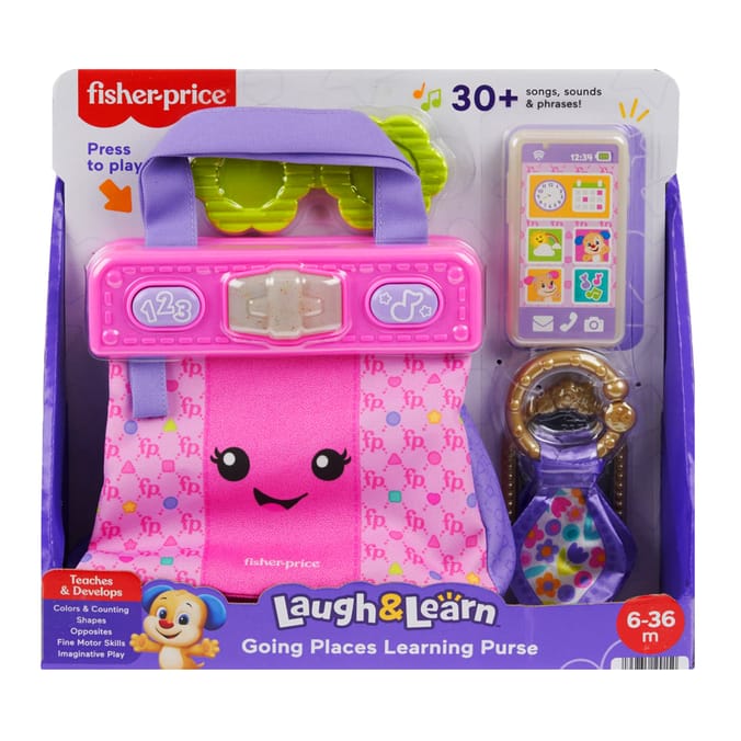 Fisher-Price Laugh & Learn Going Places Learning Purse HTW89