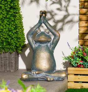  Jardin Yoga Frog Ornament 50cm