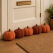 The Lifestyle Edit Draft Excluder Pumpkin