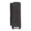 Salisburys Premium Soft Shell Expandable Suitcases - Black