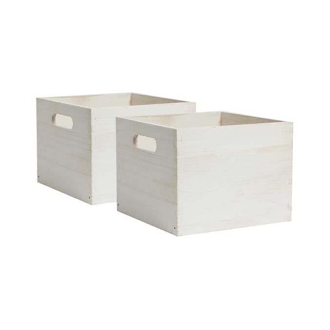 White online wooden box