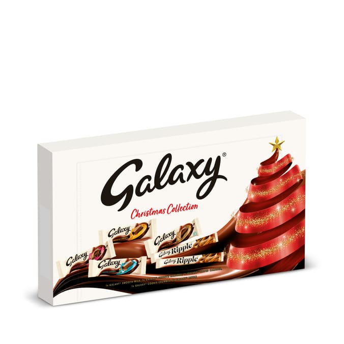 Galaxy Smooth Milk Chocolate Large Christmas Selection Box 238g