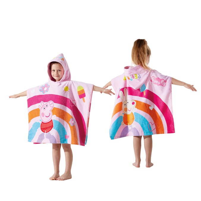 Peppa Pig Hooded Towel Pancho - Peppa