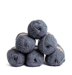 Crafty Things Double Knit Yarn 100g - Dark Grey x6