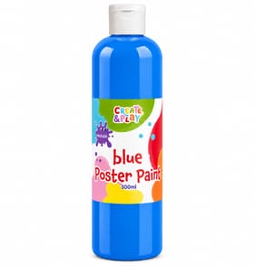  Create & Play 300ML Poster Paint - Blue