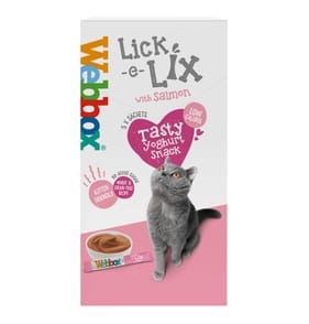 Webbox Lick-e-Lix Tasty Yoghurty Treat 5 x 15g - Salmon