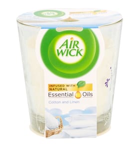Airwick Cotton And Linen Scented Candle 105g