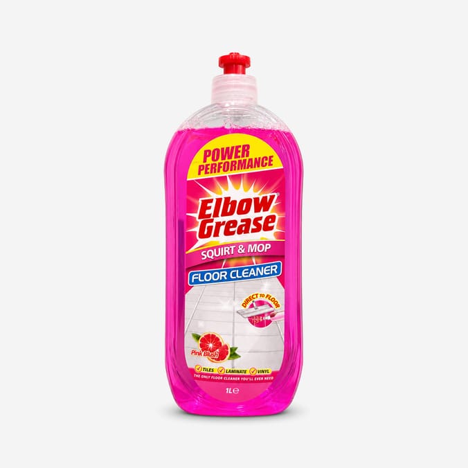 Elbow Grease Squirt & Mop Floor Cleaner 1L - Pink Blush