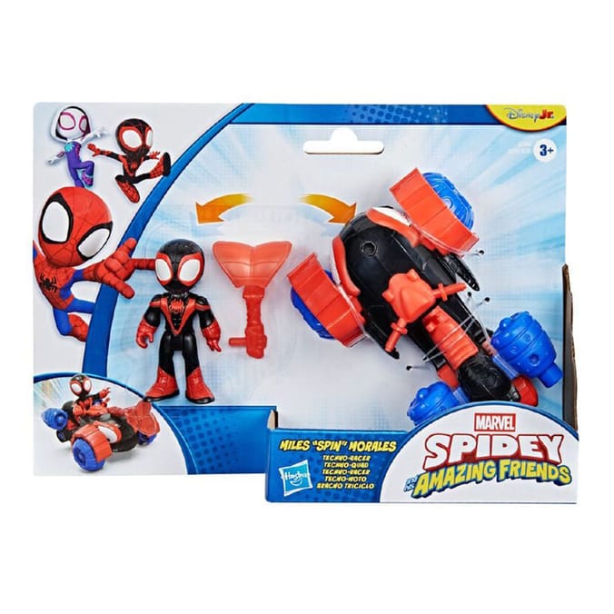 Marvel Spidey And His Amazing Friends Vehicle - Miles Morales & Techno Racer
