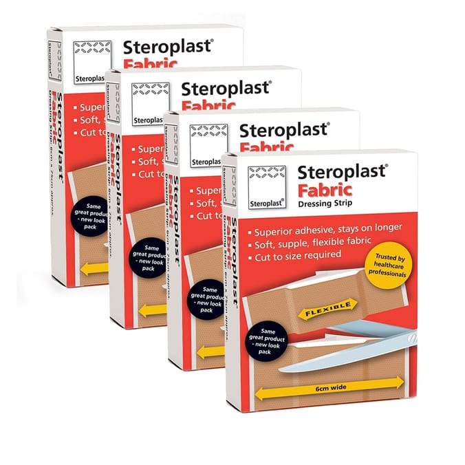 Steroplast Fabric Plaster Strip x4