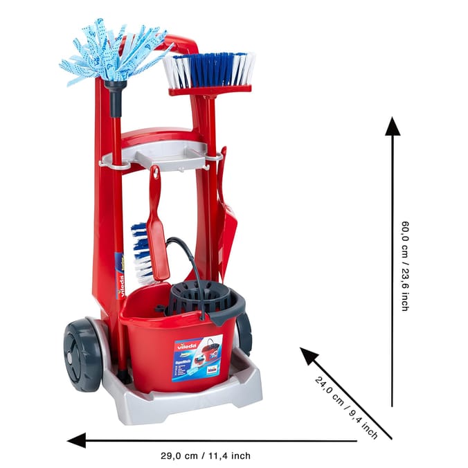 Vileda Junior Cleaning Trolley Set