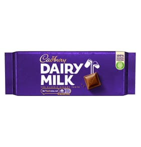 Cadbury Dairy Milk Chocolate Bar 180g