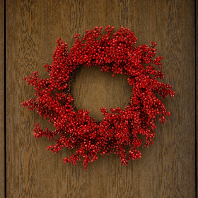 Festive Feeling 55cm Berry Christmas Wreath