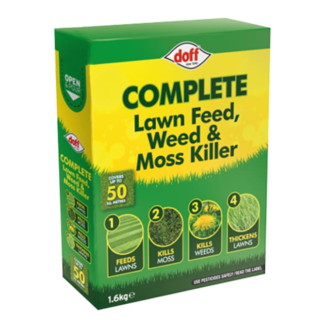 Doff 4in1 Complete Feed, Weed & Mosskiller 1.6kg