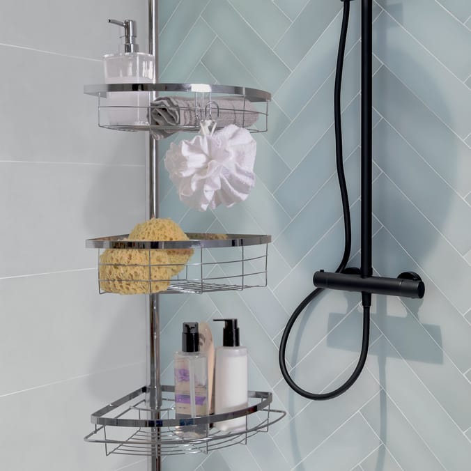 Bathroom Extendable Corner Caddy