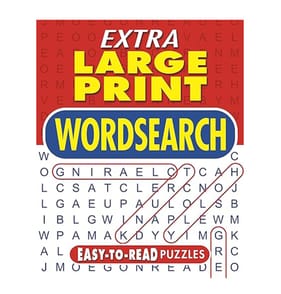 Extra Large Print Wordsearch