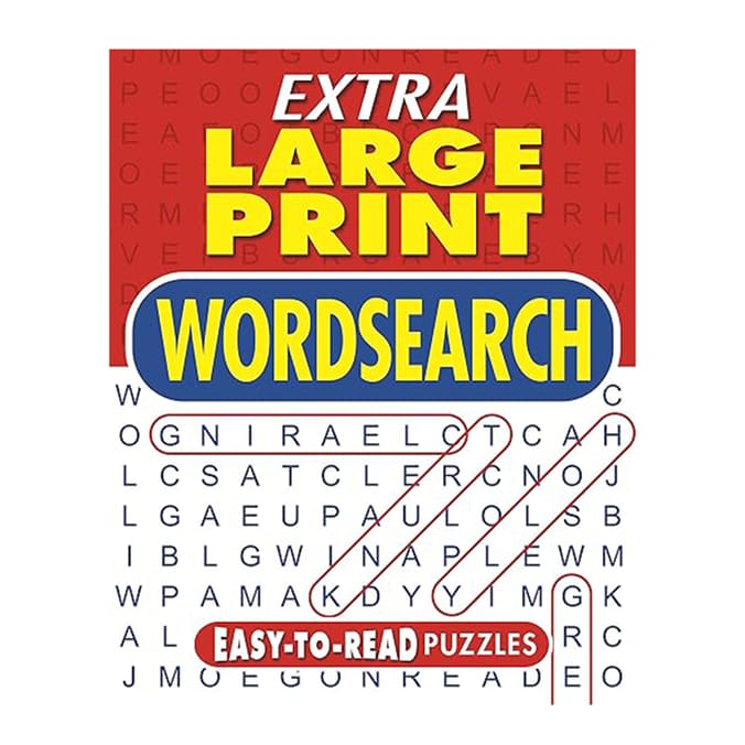 Extra Large Print Wordsearch