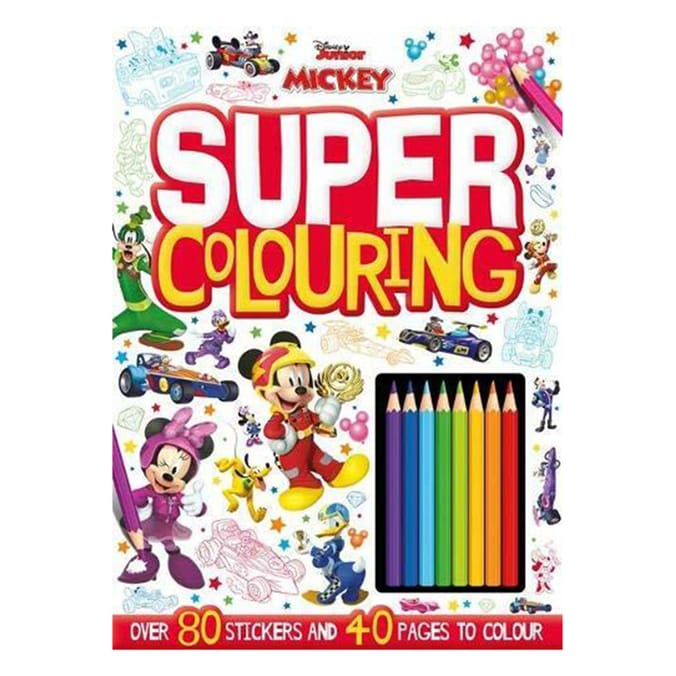 Disney Junior Mickey and the Roadster Racers Super Colouring