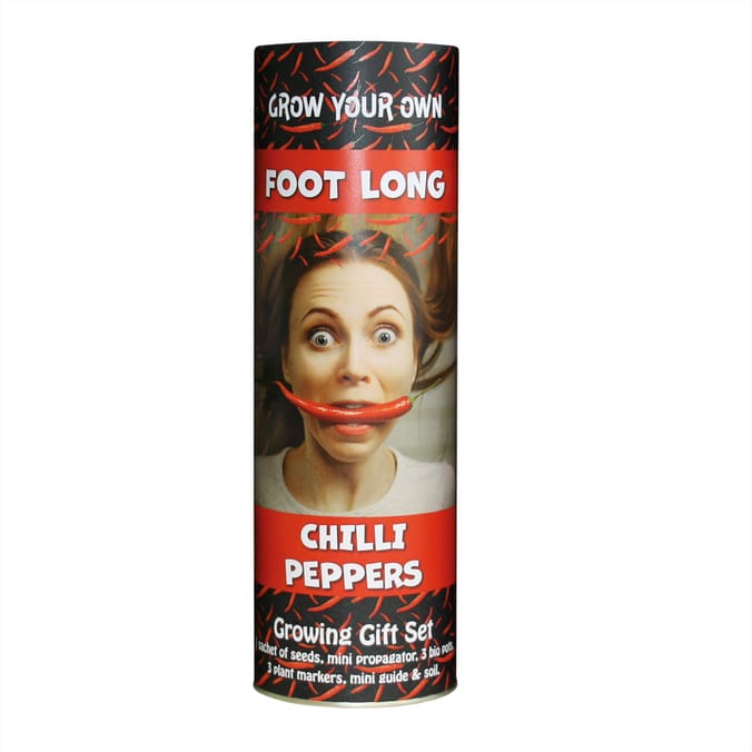 Funky Tubes Growing Gift Set - Foot Long Chilli Peppers