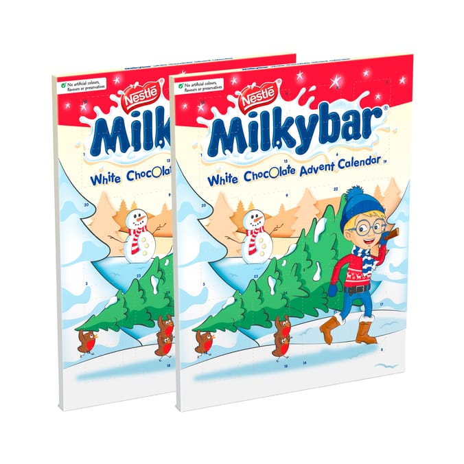 Milkybar White Chocolate Advent Calendar 85g x2