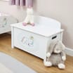 Liberty House Toys Kid’s Wooden Unicorn Toy Box