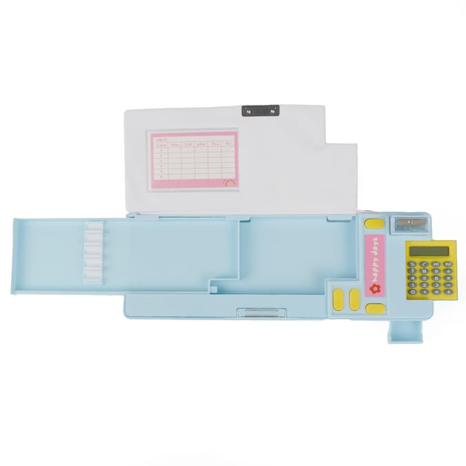 Scribble Pop Multifunction Pencil Case - Happy Days